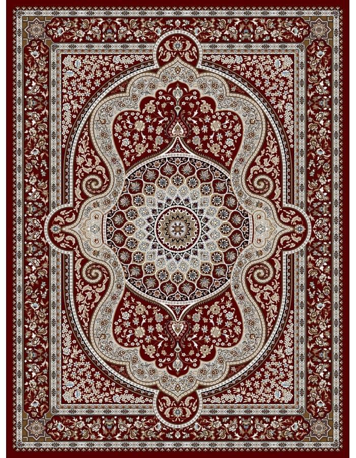 Ковер бордовый Согдиана Голд 4234A
