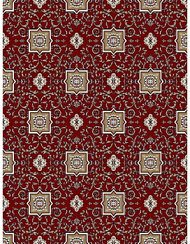 Дорожка красный Азата 2801A