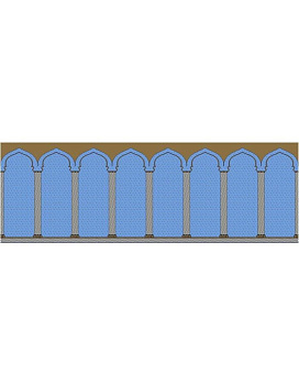 Дорожка голубой Согдиана Голд JO01A