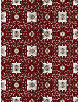 Дорожка красный Азата 0041A