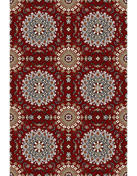 Дорожка красный Азата 4204B