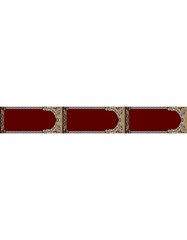 Дорожка бордовый Согдиана Голд JO01A