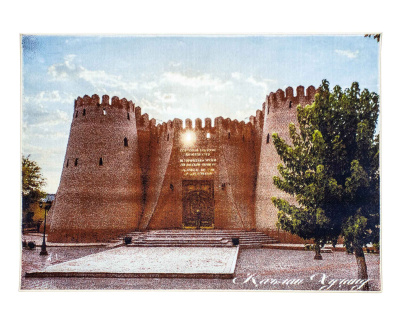 Ковер бежевый Гулистон D146