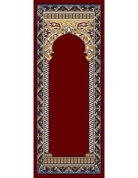 Коврик бордовый Мараканд JO01A