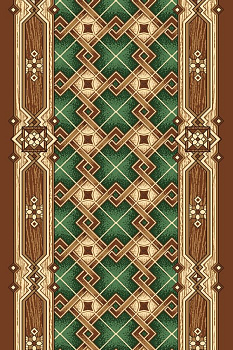 Дорожка зелёный Нева-Тафт Паркет