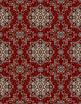 Дорожка красный Азата 0068A