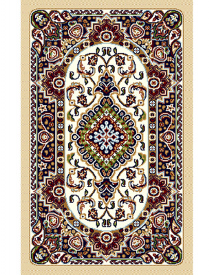 Коврик кремовый Мараканд 4853C
