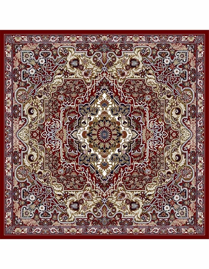 Ковер красный Азата 0004A