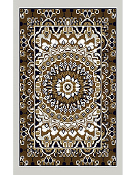 Коврик серый Гулзар 2051A