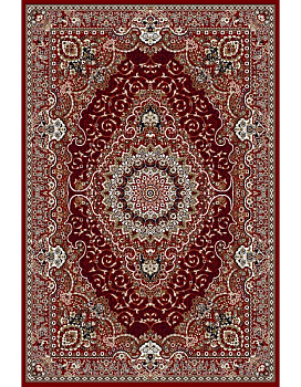 Ковер красный Азата 0005A