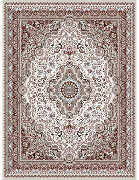 Ковер кремовый Садаф 0019A