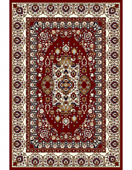 Ковер красный Саразм 4870A