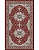 Ковер красный Азата 0006A