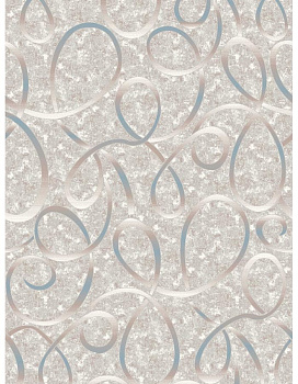 Ковер голубой Зарафшон 0013A