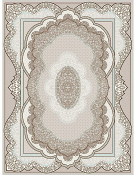 Ковер темно-серый Садаф 0002A