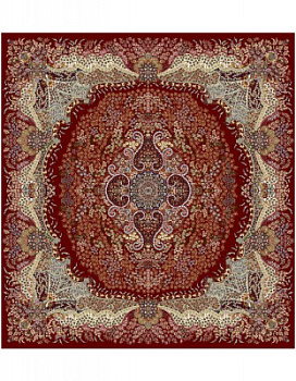 Ковер красный Гулистон 8005A