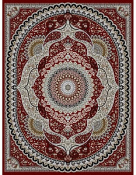 Ковер бордовый Согдиана Голд 4256A Ковер бордовый Согдиана Голд 4256A