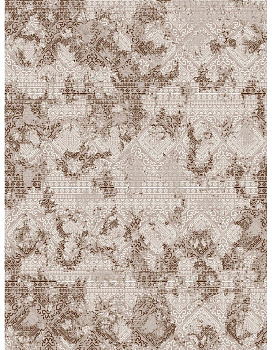 Ковер темно-коричневый Садаф 0020A