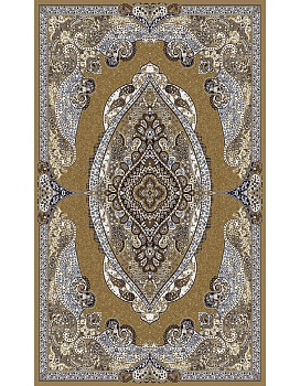 Ковер темно-серый Гулзар 2027A