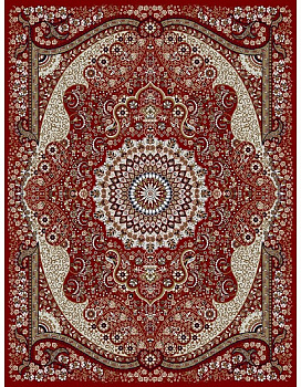 Ковер красный Азата 2705A