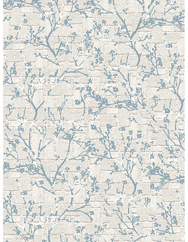 Ковер голубой Садаф 0028A