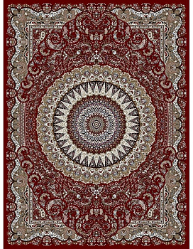 Ковер бордовый Согдиана Голд 4314A