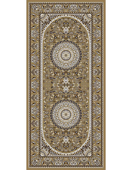 Ковер темно-серый Гулзар 1206A