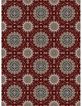 Дорожка красный Азата 4204A