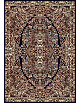 Ковер синий Гулистон 8003A