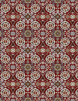 Дорожка красный Азата 0043A