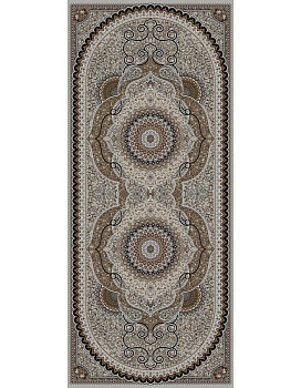 Ковер серый Согдиана Голд 4256A