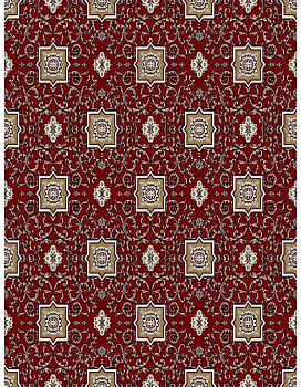 Дорожка красный Азата 2801A