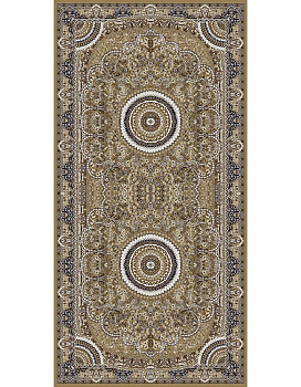 Ковер темно-серый Гулзар 2051A