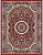 Ковер красный Азата 2051B