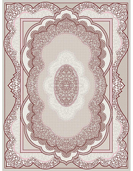 Ковер бордовый Садаф 0002A