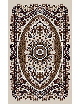 Коврик серый Гулзар 2705A