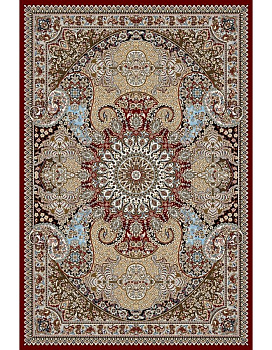 Ковер бордовый Симин 8417A