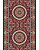 Дорожка красный Азата 2051A