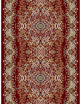 Дорожка красный Гулистон 8005A