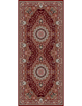 Ковер красный Азата 0005A