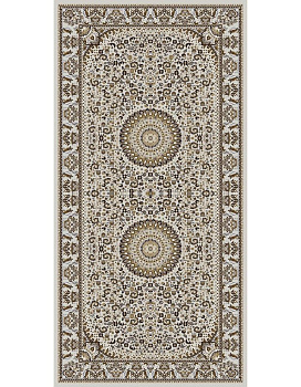 Ковер серый Гулзар 1206A