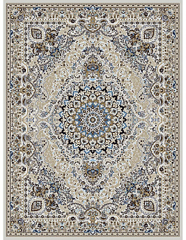 Ковер серый Гулзар 0005B Ковер серый Гулзар 0005B