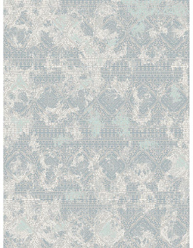 Ковер голубой Садаф 0020A