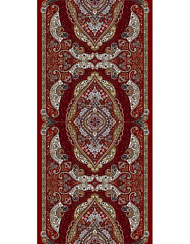 Дорожка красный Азата 2027A