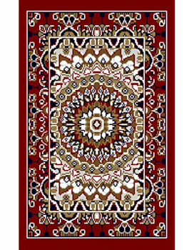 Коврик красный Азата 2051A