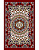 Коврик красный Азата 2051A