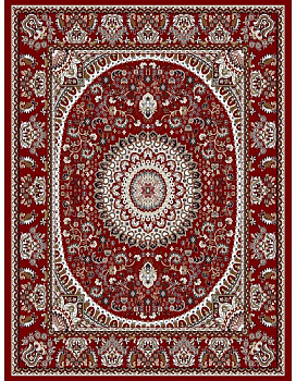 Ковер красный Азата 1206A