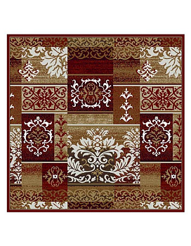 Ковер красный Азата 0010A