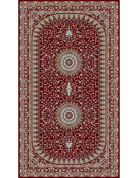 Ковер бордовый Симин 4216A