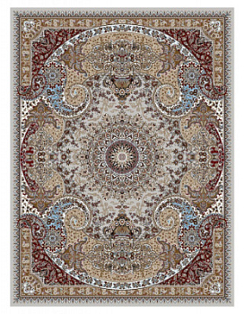 Ковер серый Симин 8417A